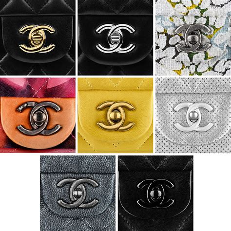 removing turnlock from chanel bag|Chanel bag hardware colors.